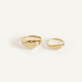 Kinn - Bold Heart Signet Ring