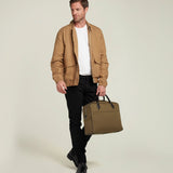 Métier - Closer All Day Briefcase Military Twill Khaki