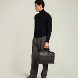 Métier - Closer Slim Briefcase Buffalo Cacao