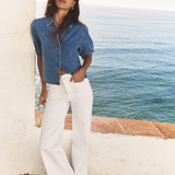 FRAME - The Billow Sleeve Shirt -- Subtle