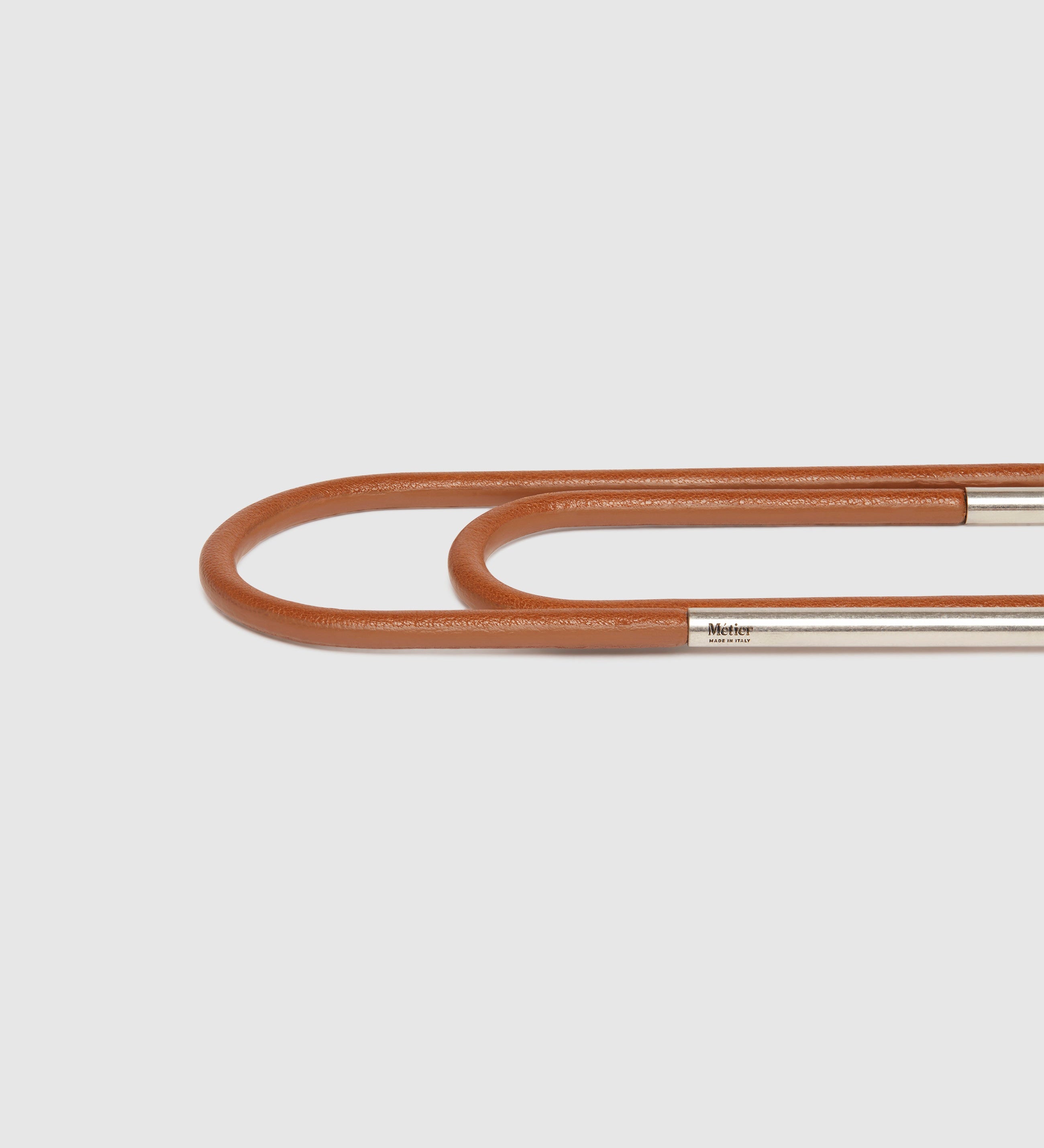 Metier - Coffee Table Bookmark Silverstone and Buffalo Cognac