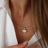 Kinn - Colette Pendant Pear Diamond Necklace