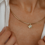 Kinn - Colette Pendant Pear Diamond Necklace