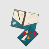 Métier - A5 Leather Folder 5th Anniversary Smooth Calfskin Lost At Sea