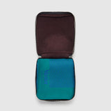 Metier - Large Cashmere Throw Yves Blue and Emerald