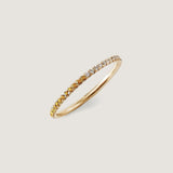 Kinn - Two In One Pavé Ring November Citrine