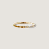 Kinn - Two In One Pavé Ring November Citrine