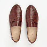 Jamie Haller - The Penny Loafer in Brown Croc