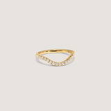Kinn - Amara Curved Pavé Ring