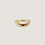 Kinn - Lana Curved Gold Ring