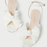 Loeffler Randall - Dahlia White Lace Bow Heel