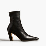 Khaite - Nevada Stretch High Boot in Black Calf Leather