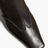 Khaite - Nevada Stretch High Boot in Black Calf Leather
