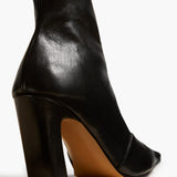 Khaite - Nevada Stretch High Boot in Black Calf Leather