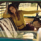 DÔEN - DAMIA CASHMERE VEST -- ANTIQUE MOSS