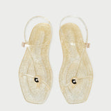 Loeffler Randall - Dana Champagne Strappy Jelly Sandal