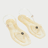 Loeffler Randall - Dana Champagne Strappy Jelly Sandal