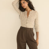 DOEN - DANAE RIB CARDIGAN