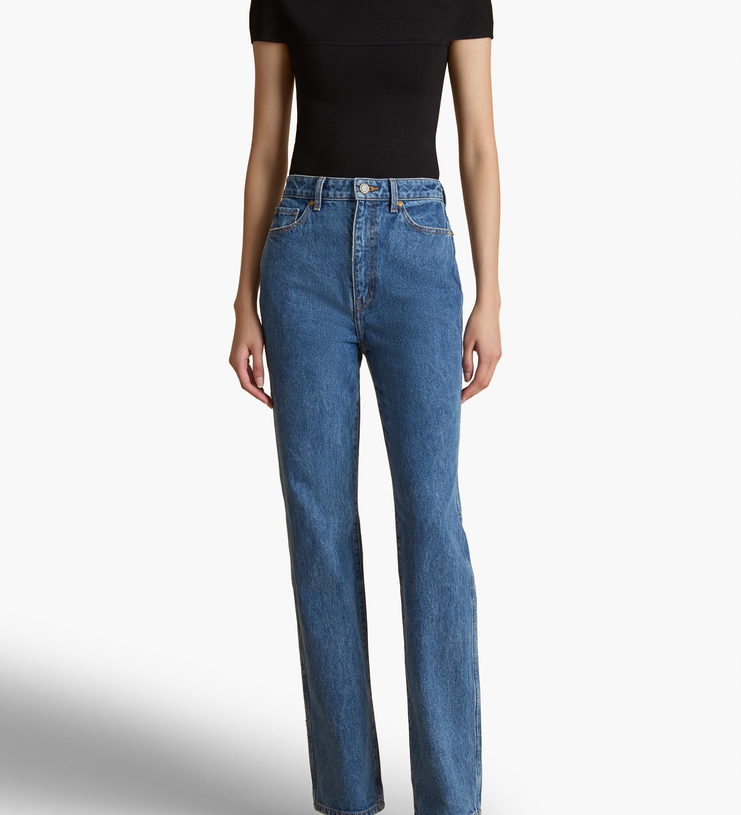 Khaite - Danielle Stretch Jean in Boone