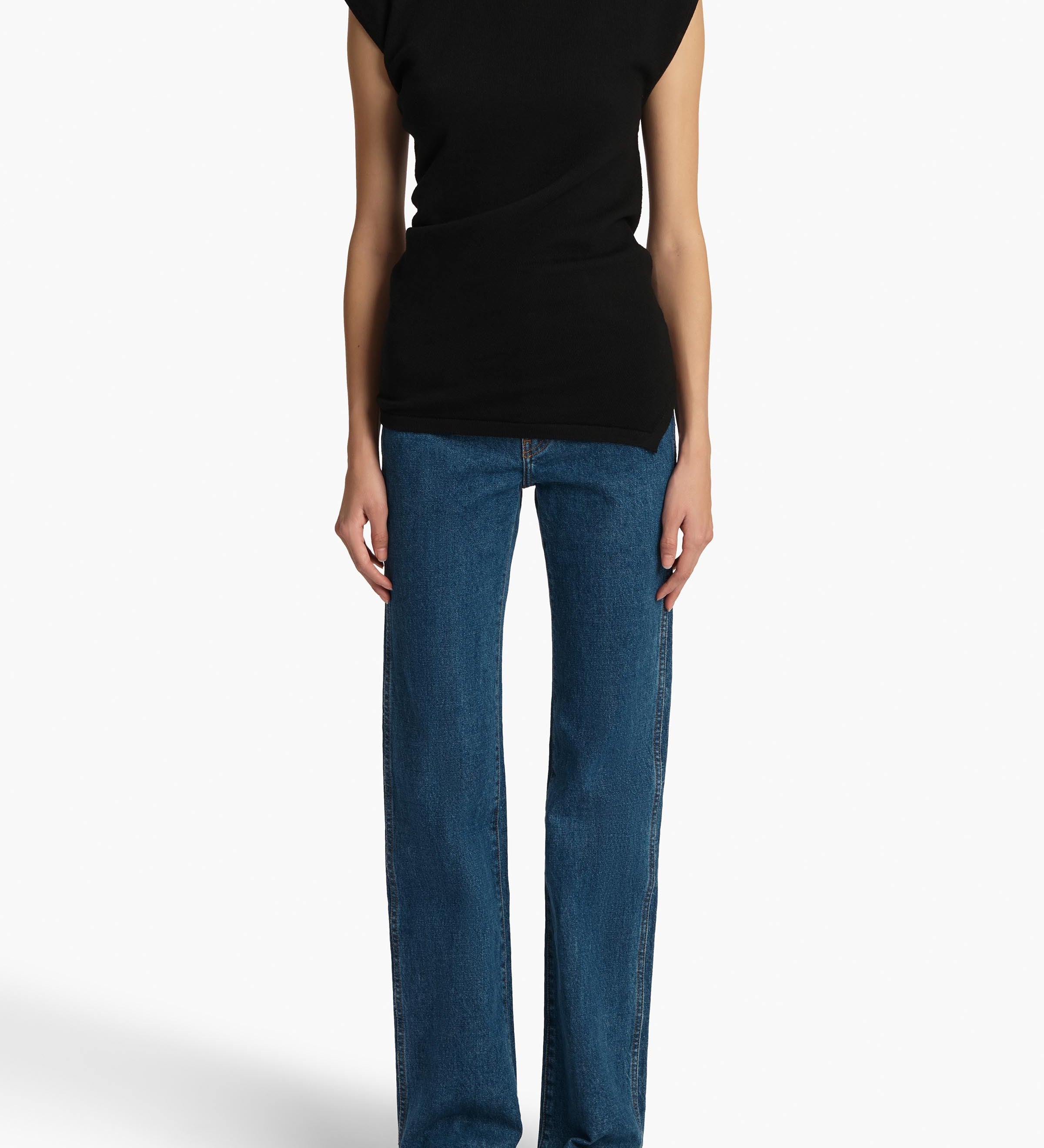 Khaite - Danielle Stretch Jean in Montgomery