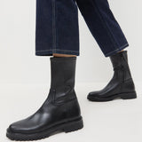 Loeffler Randall - Danny Black Mid Lug Boot