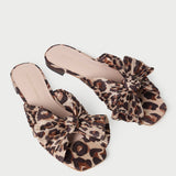 Loeffler Randall - Daphne Leopard Bow Slide Sandal