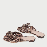 Loeffler Randall - Daphne Leopard Bow Slide Sandal