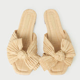 Loeffler Randall - Daphne Natural Bow Slide Sandal