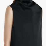 Khaite - Daria Dress in Black Satin