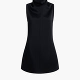 Khaite - Daria Dress in Black Satin