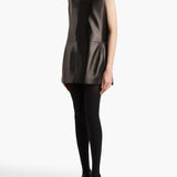 Khaite - Daria Dress in Black Leather