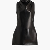 Khaite - Daria Dress in Black Leather