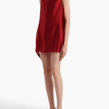 Khaite - Daria Dress in Crimson