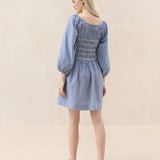 Loeffler Randall - Darla Blue Gingham Mini Dress