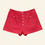 DÔEN - DARLING SHORT -- SCARLET