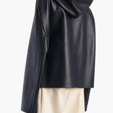 Khaite - Darlo Jacket in Dark Navy Leather