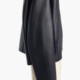Khaite - Darlo Jacket in Dark Navy Leather