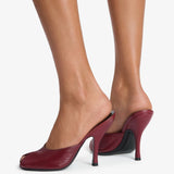Jude - Date Mule in Bordeaux Leather