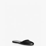 Jude - Date Flat in Black Leather