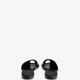 Jude - Date Flat in Black Leather