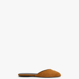 Jude - Date Flat in Tan Suede Leather