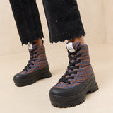 Loeffler Randall - Davey Navy/Rust Weather Boot