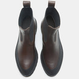 Le Monde Beryl - Dolomite Chelsea Boot / Dark Chocolate Leather