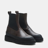 Le Monde Beryl - Dolomite Chelsea Boot / Dark Chocolate Leather