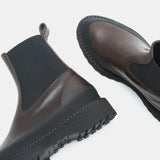 Le Monde Beryl - Dolomite Chelsea Boot / Dark Chocolate Leather
