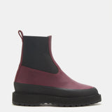 Le Monde Beryl - Chelsea Dolomite Shearling / Burgundy Leather
