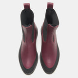 Le Monde Beryl - Chelsea Dolomite Shearling / Burgundy Leather