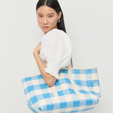Loeffler Randall - Deanie Blue Gingham Tote