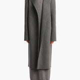 Khaite - Deena Coat in Grey Melange
