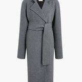 Khaite - Deena Coat in Grey Melange
